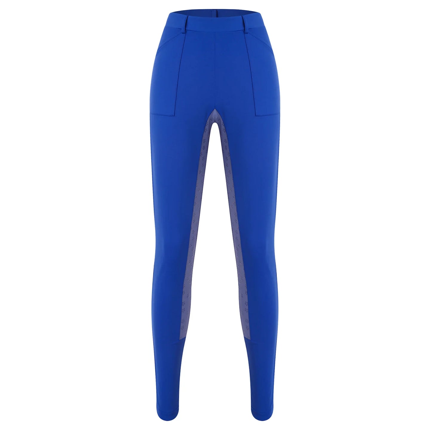 Womens Horse Riding Pants Full Seat Silicone Non-slip Equestrian Breeches Sports Schooling Tights Stretchy Leggings with Pockets