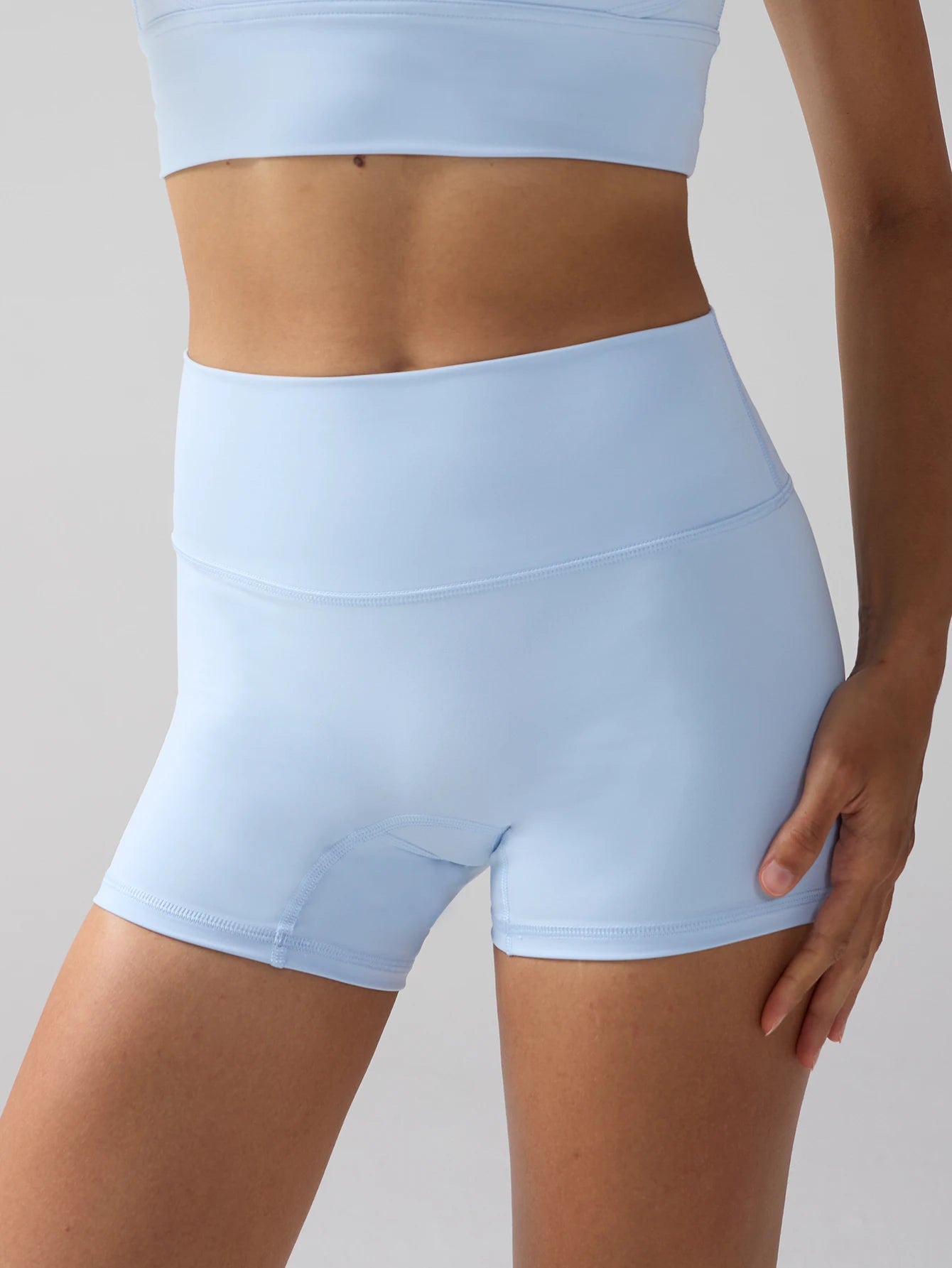 Briarwooda Women High Waist 3 Inch Yoga Shorts Butt Lift Quick Dry Cycling Running Gym Fitness Sports Shorts