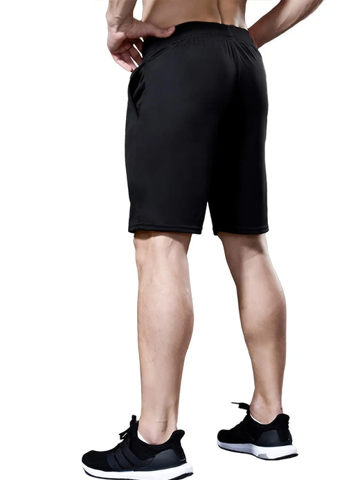 Men's Knee-Length Quick-Dry Running Shorts, Summer Loose Fit, 1 Pack