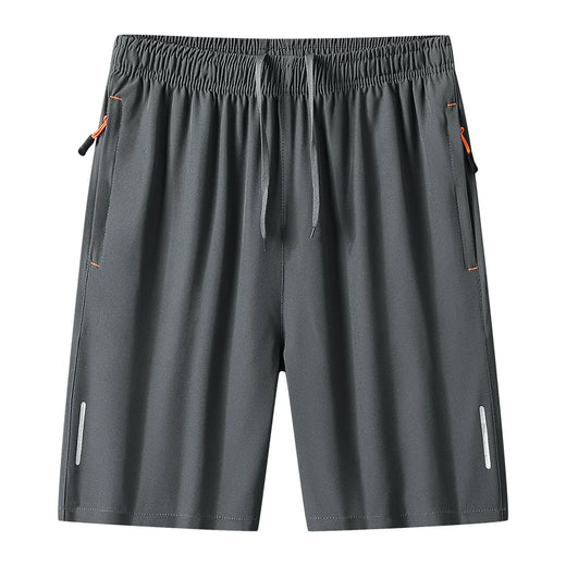 Summer Daily Outdoor Sports Casual Breathable Quick Drying Shorts for Men's Summer Fashion Trend Ice Silk Knee Length Shorts