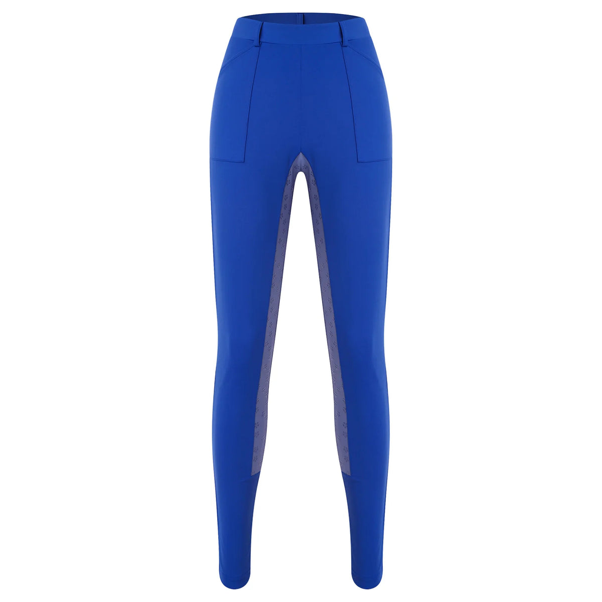 Womens Horse Riding Pants Full Seat Silicone Non-slip Equestrian Breeches Sports Schooling Tights Stretchy Leggings with Pockets