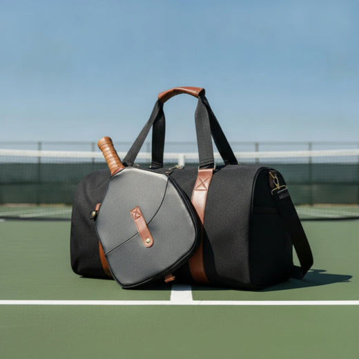 Pickleball Bag with Paddle Cover Spacious Pickleball Duffel Bag Detachable Adjustable for Tennis Players