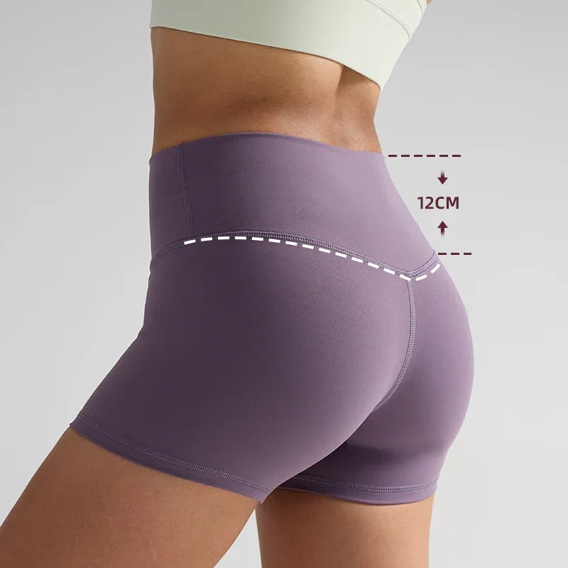 Briarwooda Women High Waist 3 Inch Yoga Shorts Butt Lift Quick Dry Cycling Running Gym Fitness Sports Shorts
