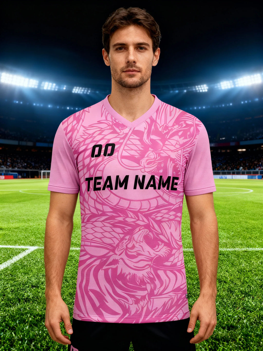 Custom Soccer Jersey With Custom Image, Number And Name, mesh ventilated sweat proof training wear