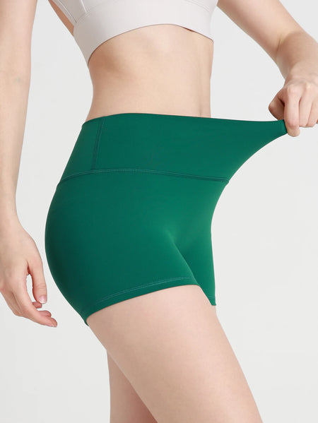 Briarwooda Women High Waist 3 Inch Yoga Shorts Butt Lift Quick Dry Cycling Running Gym Fitness Sports Shorts
