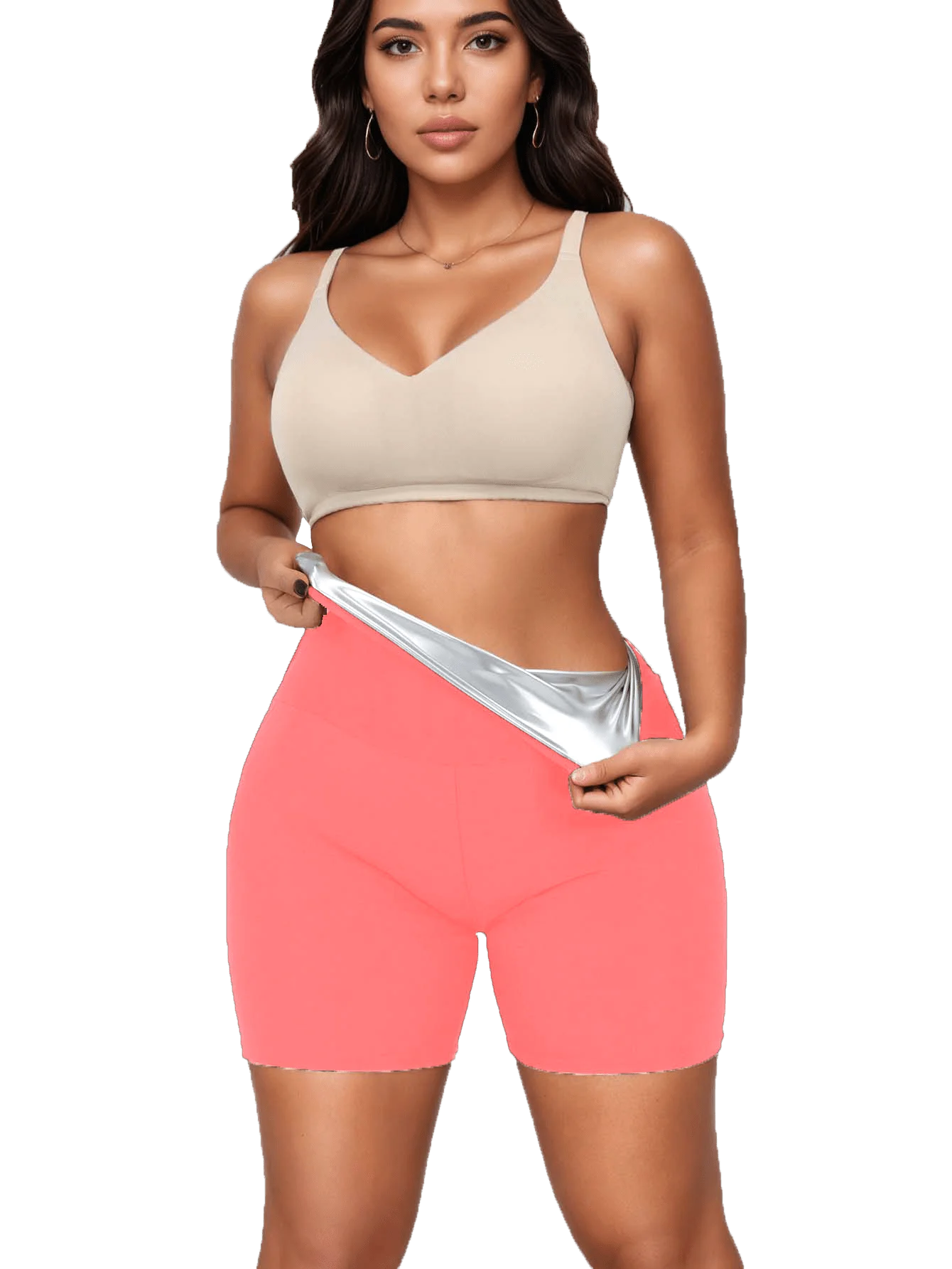 Plus Size Sauna Yoga Shorts, High Waist Hot Yoga Shorts, Sweat Release Your Best Condition, Shaping Shorts, Spandex Shorts,