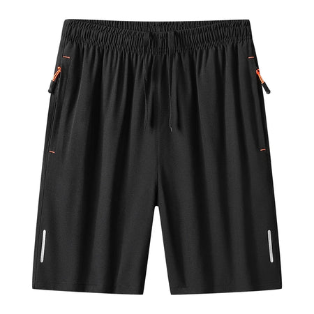 Summer Daily Outdoor Sports Casual Breathable Quick Drying Shorts for Men's Summer Fashion Trend Ice Silk Knee Length Shorts