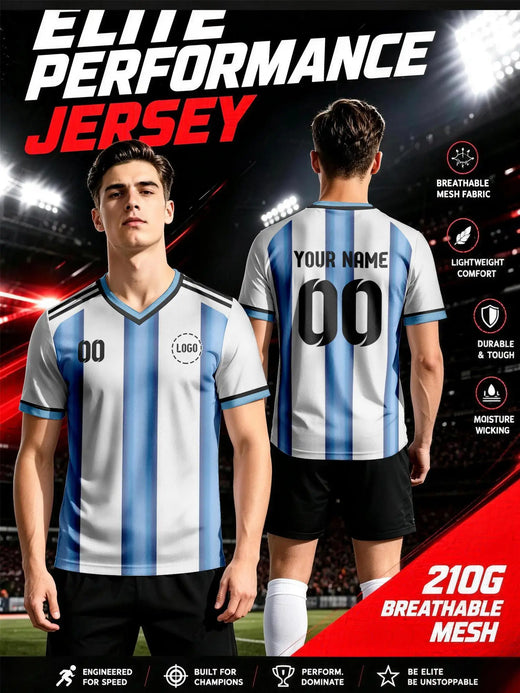 Argentina 2026 Personalized Custom Names and Numbers Stylish Appearance Adult and Children's Sports Shirts Fanwear