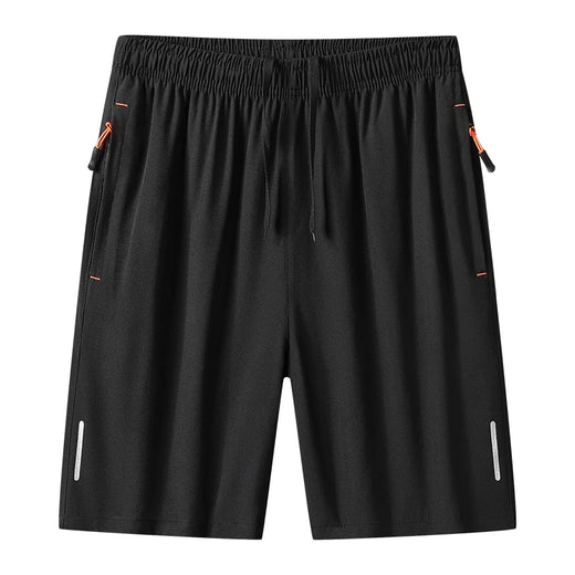 Summer Daily Outdoor Sports Casual Breathable Quick Drying Shorts for Men's Summer Fashion Trend Ice Silk Knee Length Shorts