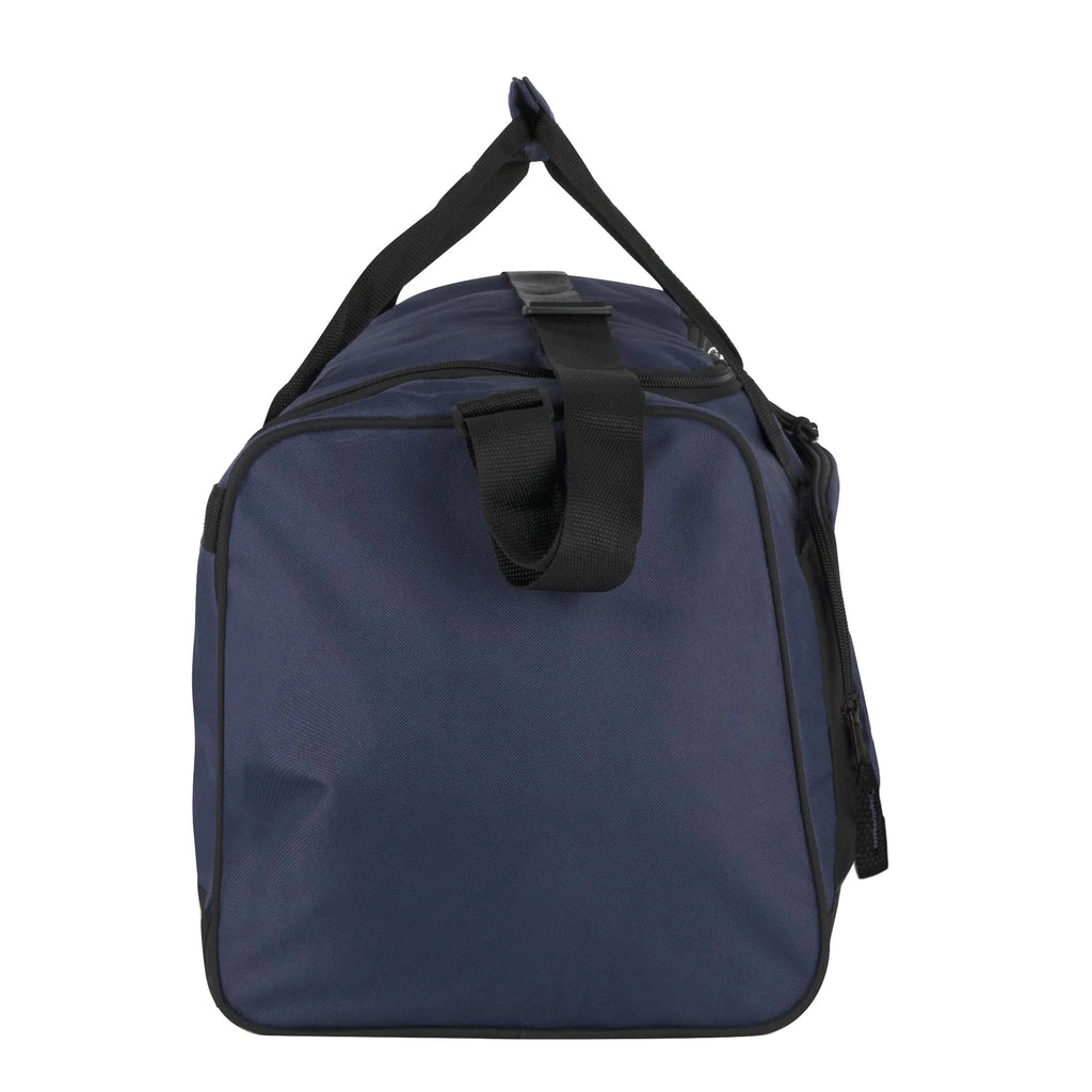 24 Inch 55 Liter Weekender Overnight Duffel Shoulder Bag for Men, Women, Teens, Gym, Travel, Sports and Recreation in Navy Blue
