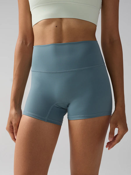 Briarwooda Women High Waist 3 Inch Yoga Shorts Butt Lift Quick Dry Cycling Running Gym Fitness Sports Shorts