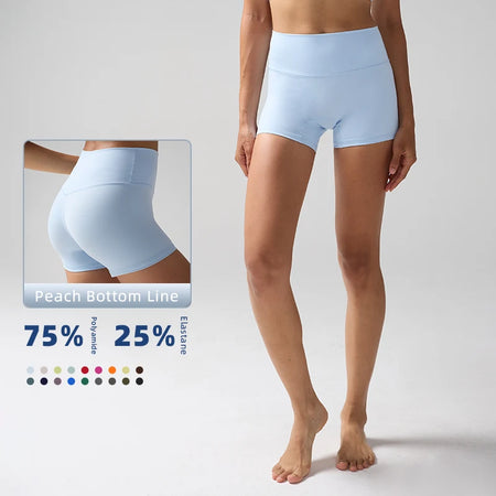 Briarwooda Women High Waist 3 Inch Yoga Shorts Butt Lift Quick Dry Cycling Running Gym Fitness Sports Shorts