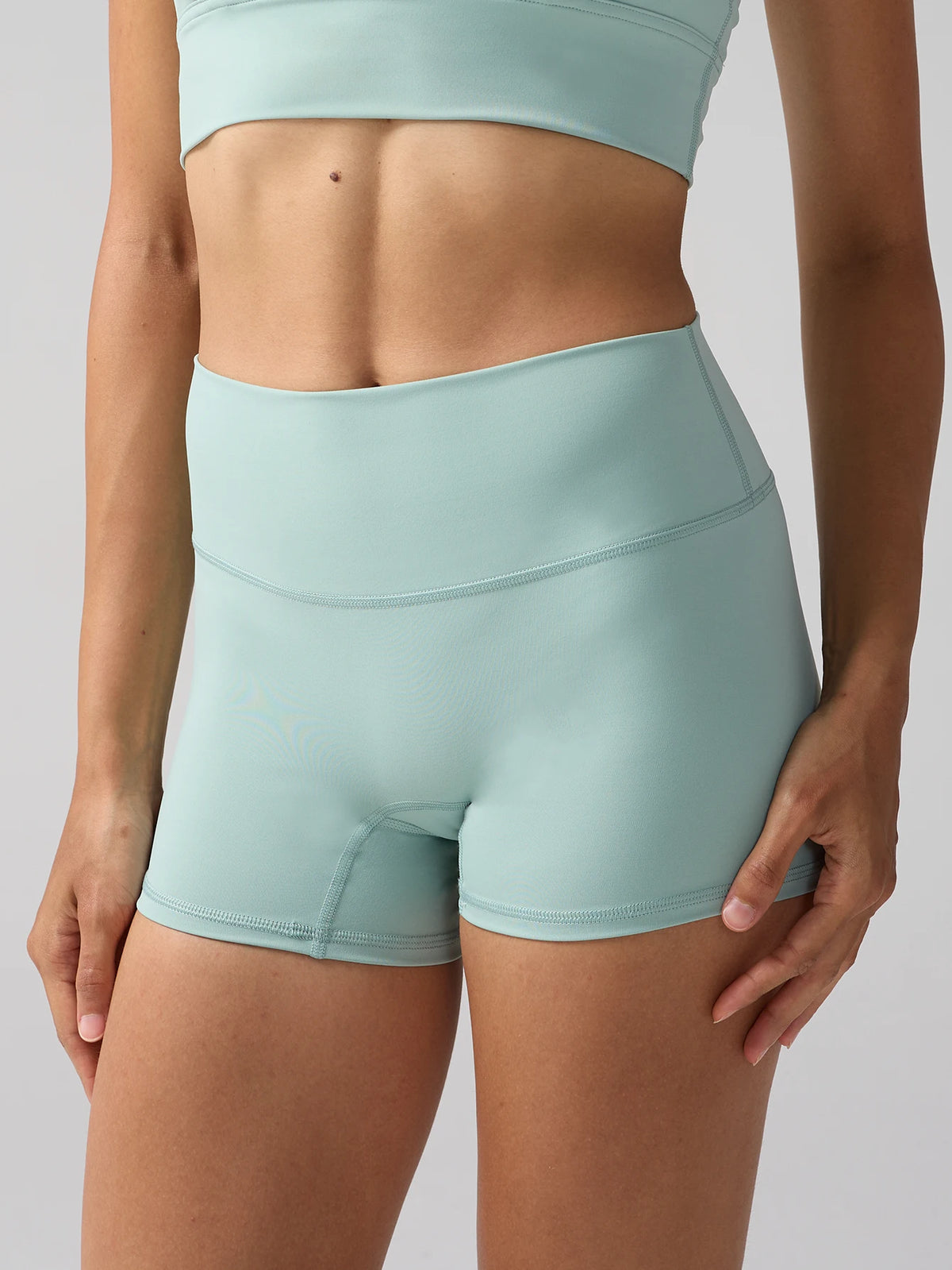 Briarwooda Women High Waist 3 Inch Yoga Shorts Butt Lift Quick Dry Cycling Running Gym Fitness Sports Shorts