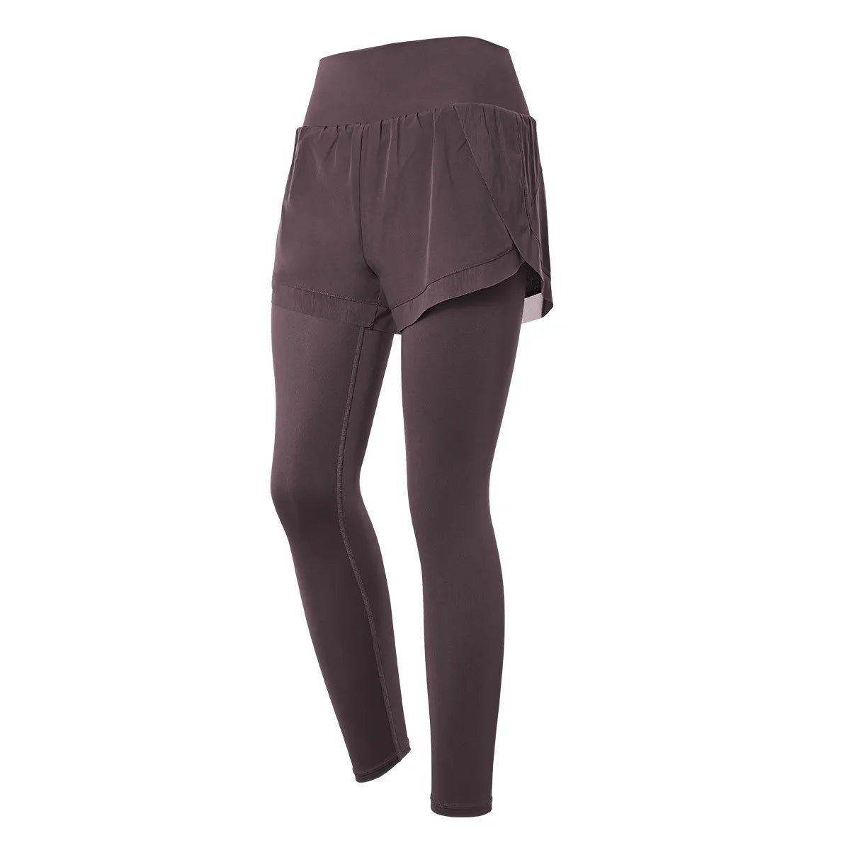 Women Fitness Workout Tights Vansydical 2 in 1 Mesh Yoga Pants Femme High Waist Running Leggings