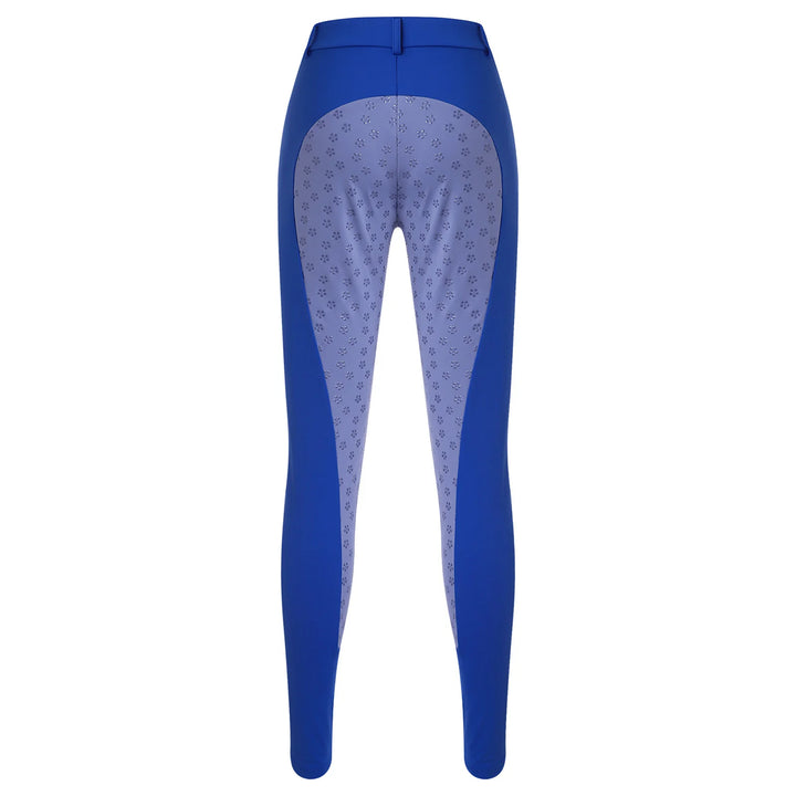 Womens Horse Riding Pants Full Seat Silicone Non-slip Equestrian Breeches Sports Schooling Tights Stretchy Leggings with Pockets