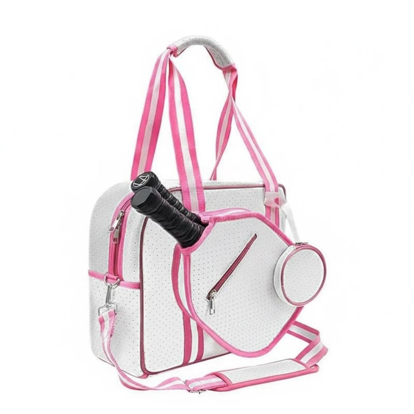 Pickleball Paddle Holder Bag Breathable Large Capacity Pickleball Bag Crossbody Sports Tote Adjustable Shoulder Strap Waterproof
